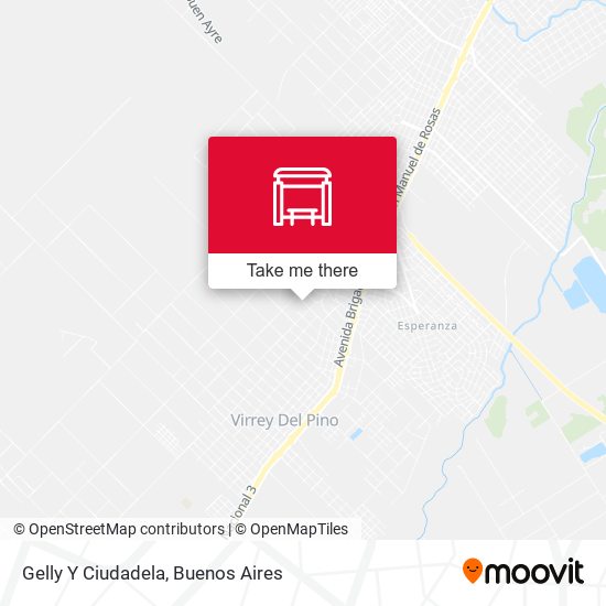 Gelly Y Ciudadela map