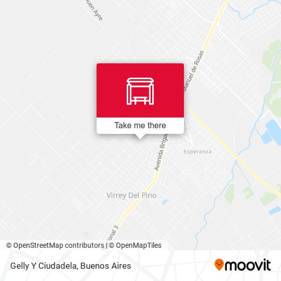 Gelly Y Ciudadela map