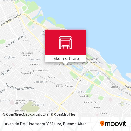 Avenida Del Libertador Y Maure map