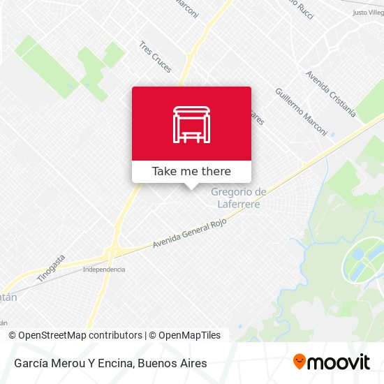 García Merou Y Encina map