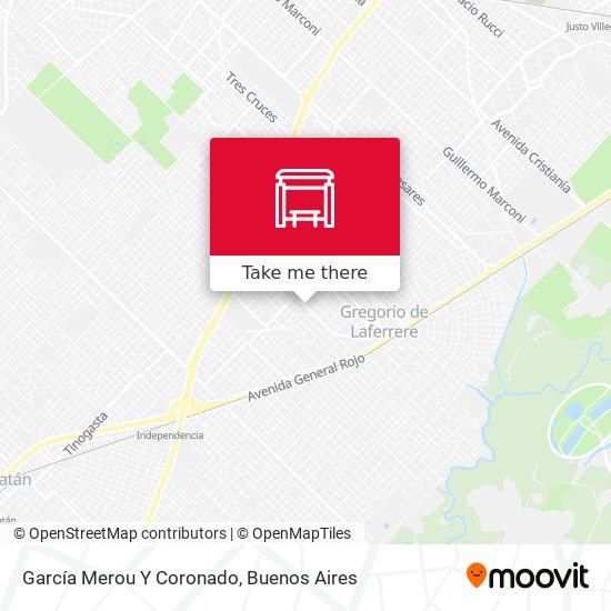 García Merou Y Coronado map