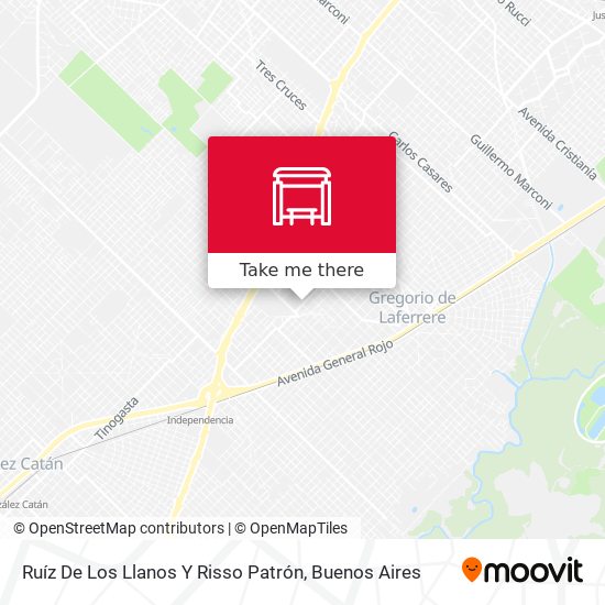 Ruíz De Los Llanos Y Risso Patrón map