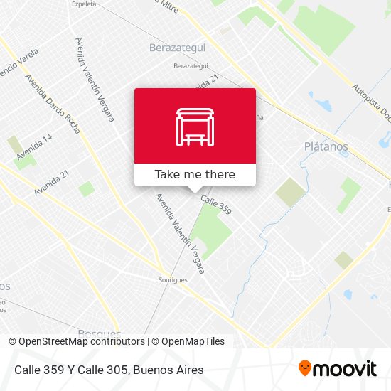 Calle 359 Y Calle 305 map