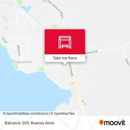 Balcarce, 269 map