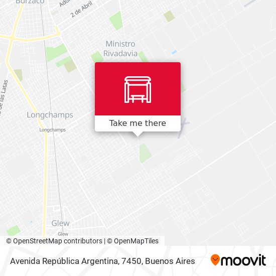 Mapa de Avenida República Argentina, 7450