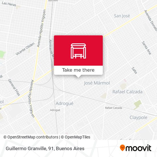 Guillermo Granville, 91 map