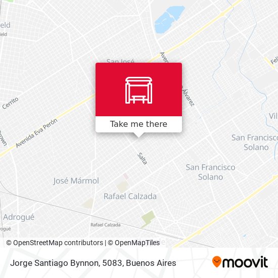 Jorge Santiago Bynnon, 5083 map