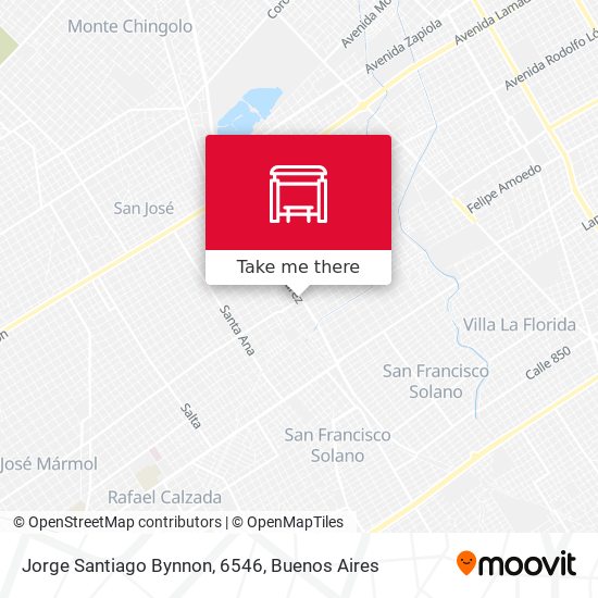 Jorge Santiago Bynnon, 6546 map