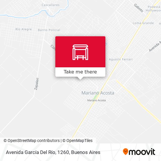 Avenida García Del Río, 1260 map