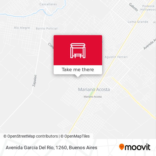 Avenida García Del Río, 1260 map