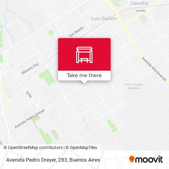 Mapa de Avenida Pedro Dreyer, 283