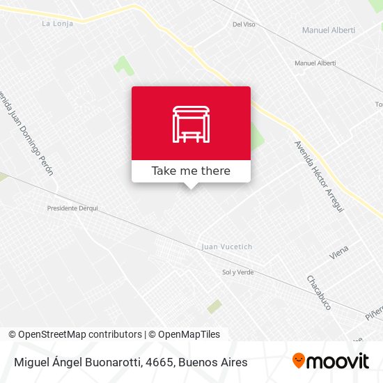 Miguel Ángel Buonarotti, 4665 map