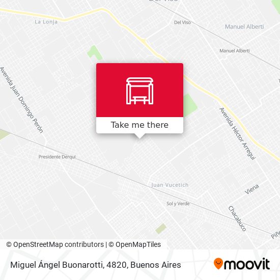 Miguel Ángel Buonarotti, 4820 map