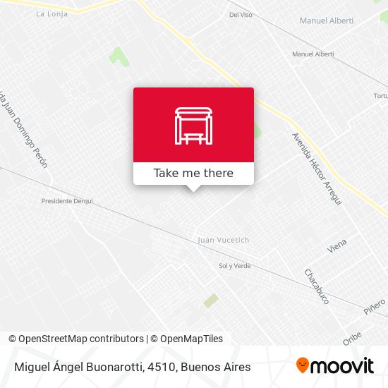 Miguel Ángel Buonarotti, 4510 map