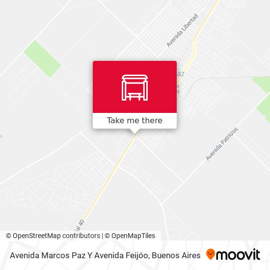 Mapa de Avenida Marcos Paz Y Avenida Feijóo