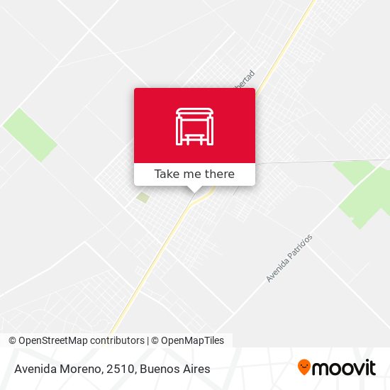 Mapa de Avenida Moreno, 2510