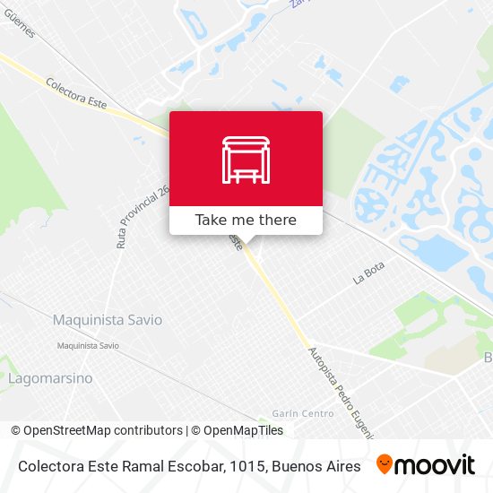 Colectora Este Ramal Escobar, 1015 map