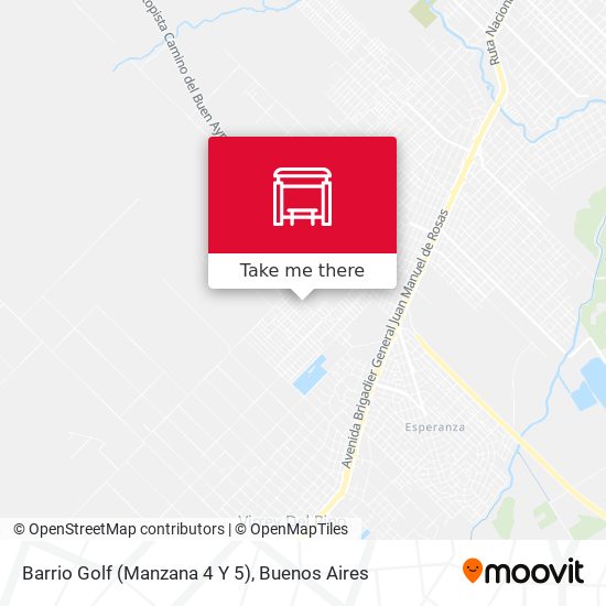 Barrio Golf (Manzana 4 Y 5) map