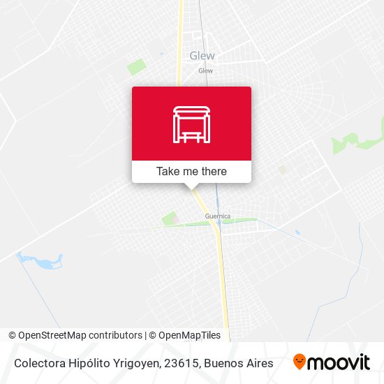 Mapa de Colectora Hipólito Yrigoyen, 23615
