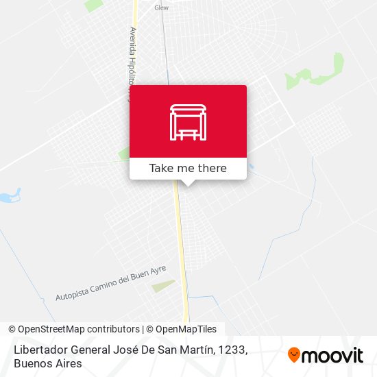 Libertador General José De San Martín, 1233 map