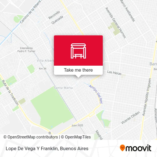 Lope De Vega Y Franklin map
