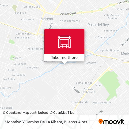 Montalvo Y Camino De La Ribera map
