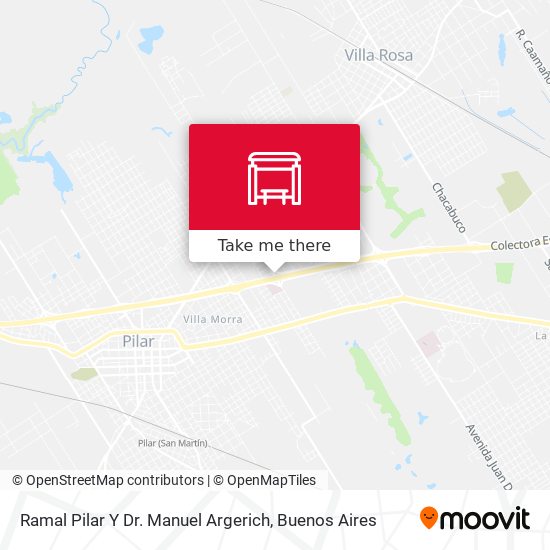 Mapa de Ramal Pilar Y Dr. Manuel Argerich