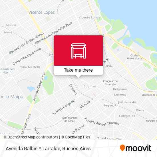 Avenida Balbín Y Larralde map