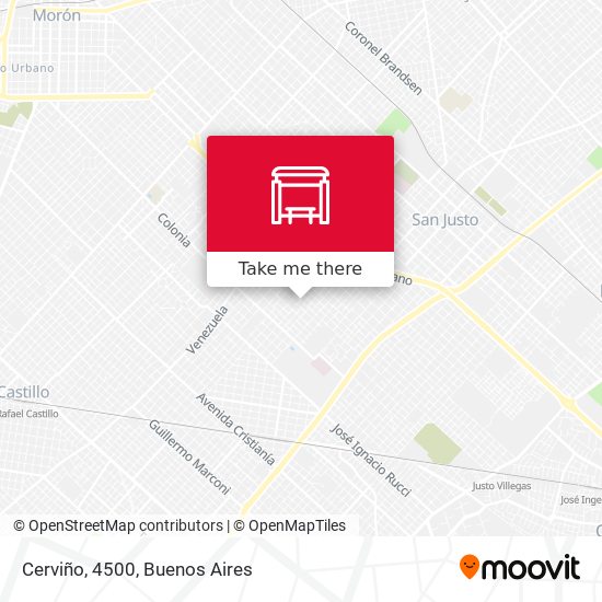 Cerviño, 4500 map