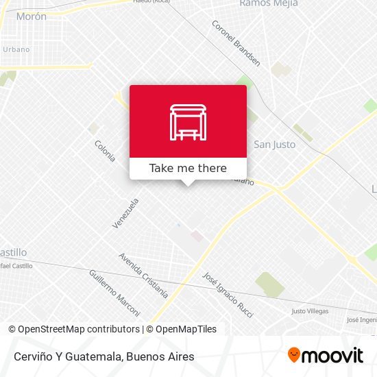 Mapa de Cerviño Y Guatemala