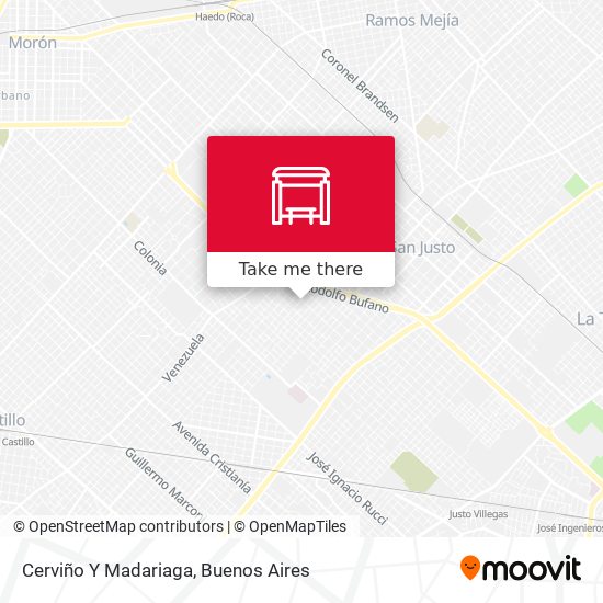 Cerviño Y Madariaga map