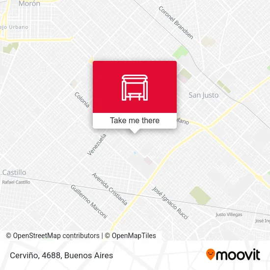 Cerviño, 4688 map