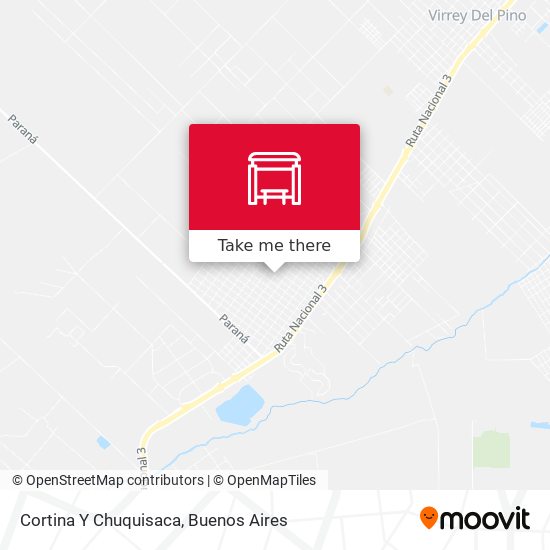 Cortina Y Chuquisaca map