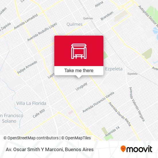 Av. Oscar Smith Y Marconi map
