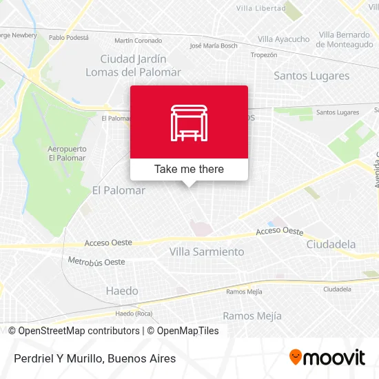 Perdriel Y Murillo map
