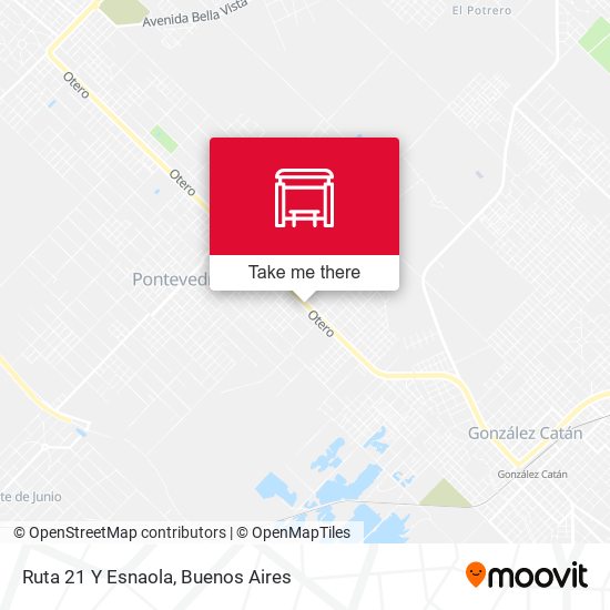 Mapa de Ruta 21 Y Esnaola