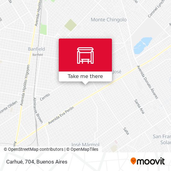 Mapa de Carhué, 704
