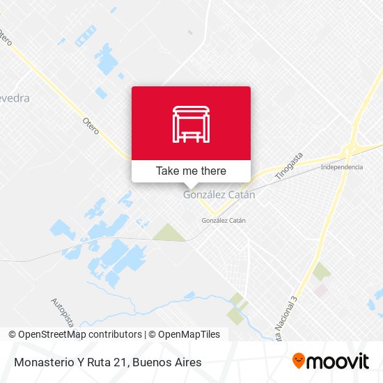Monasterio Y Ruta 21 map