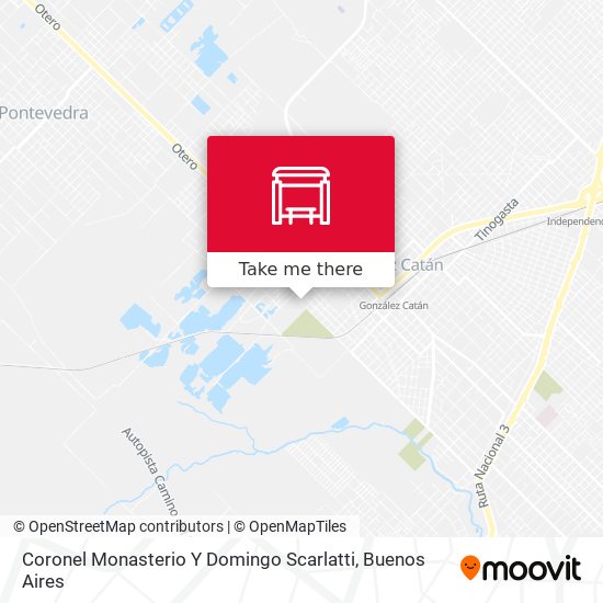 Coronel Monasterio Y Domingo Scarlatti map