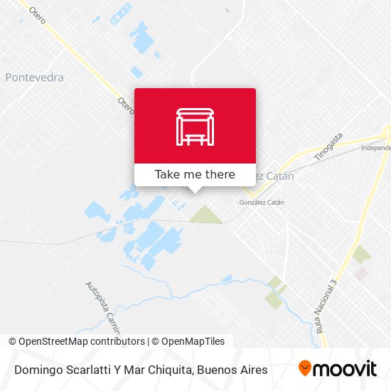 Mapa de Domingo Scarlatti Y Mar Chiquita