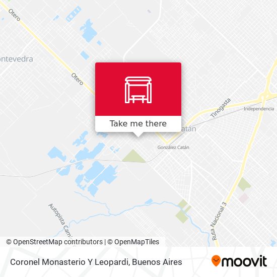 Mapa de Coronel Monasterio Y Leopardi