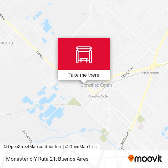 Monasterio Y Ruta 21 map