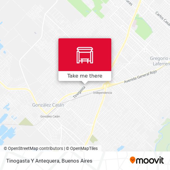 Tinogasta Y Antequera map