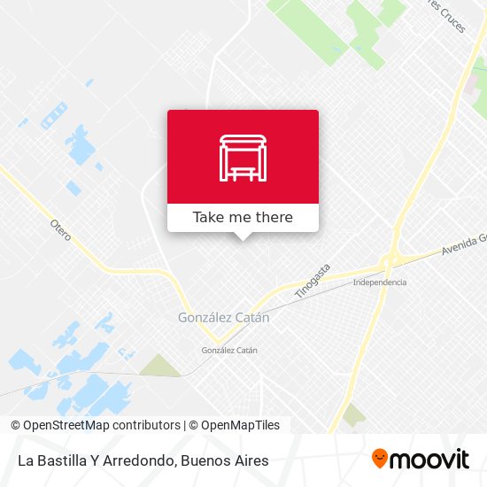 La Bastilla Y Arredondo map