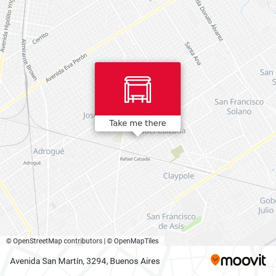 Avenida San Martín, 3294 map