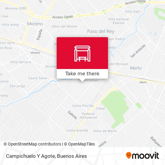 Mapa de Campichuelo Y Agote