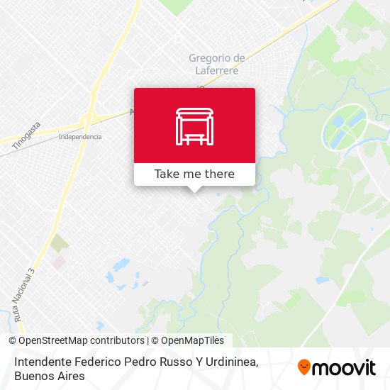 Intendente Federico Pedro Russo Y Urdininea map