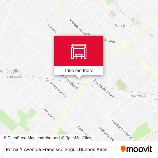 Roma Y Avenida Francisco Seguí map