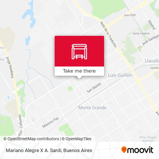 Mariano Alegre X A. Sardi map