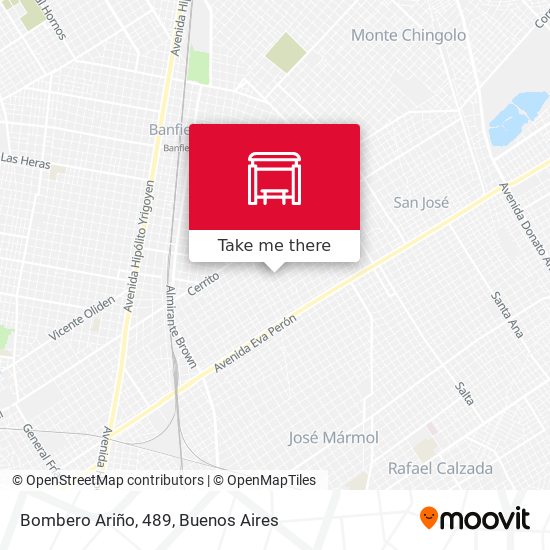 Bombero Ariño, 489 map